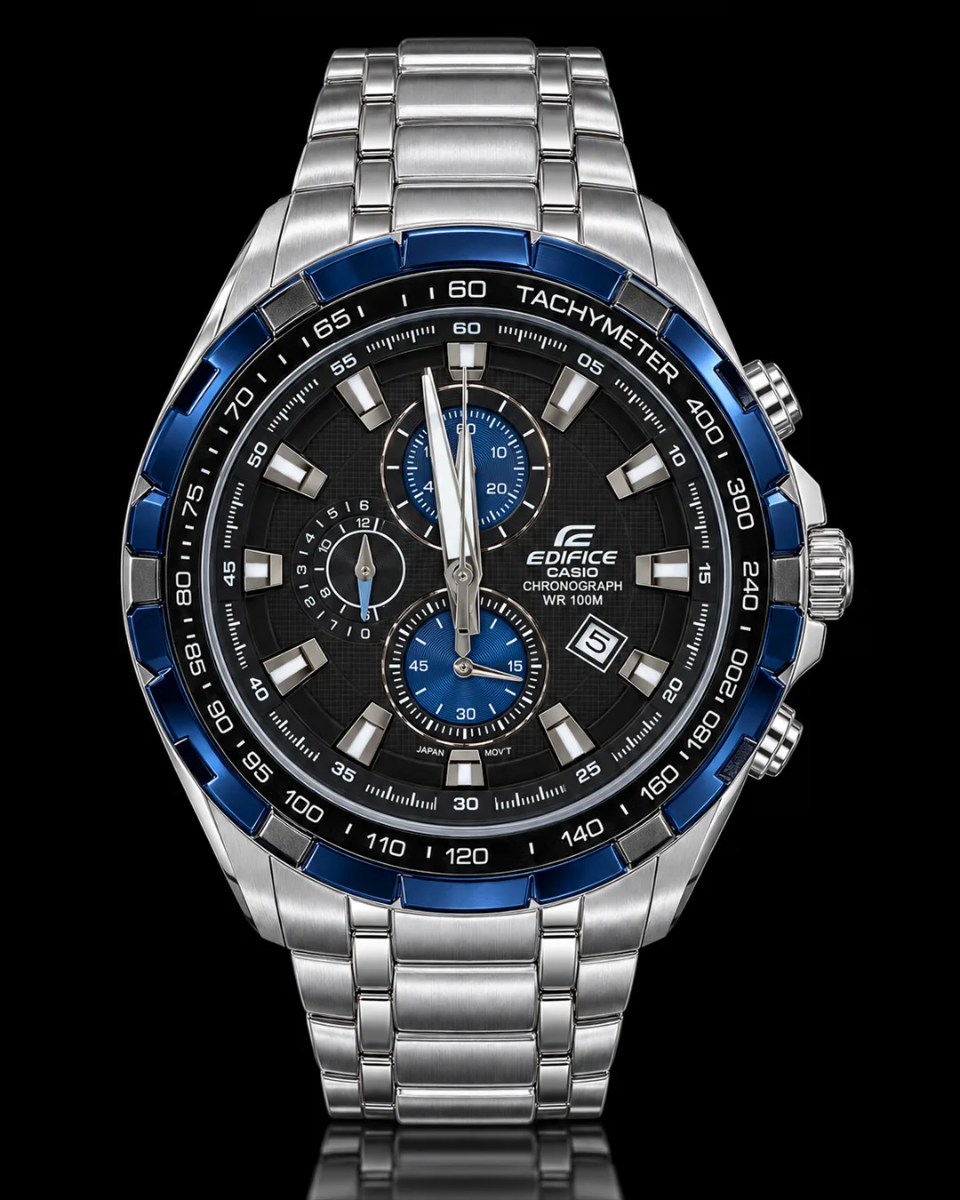 Casio Edifice EF-539D-1A2V · Negro y azul