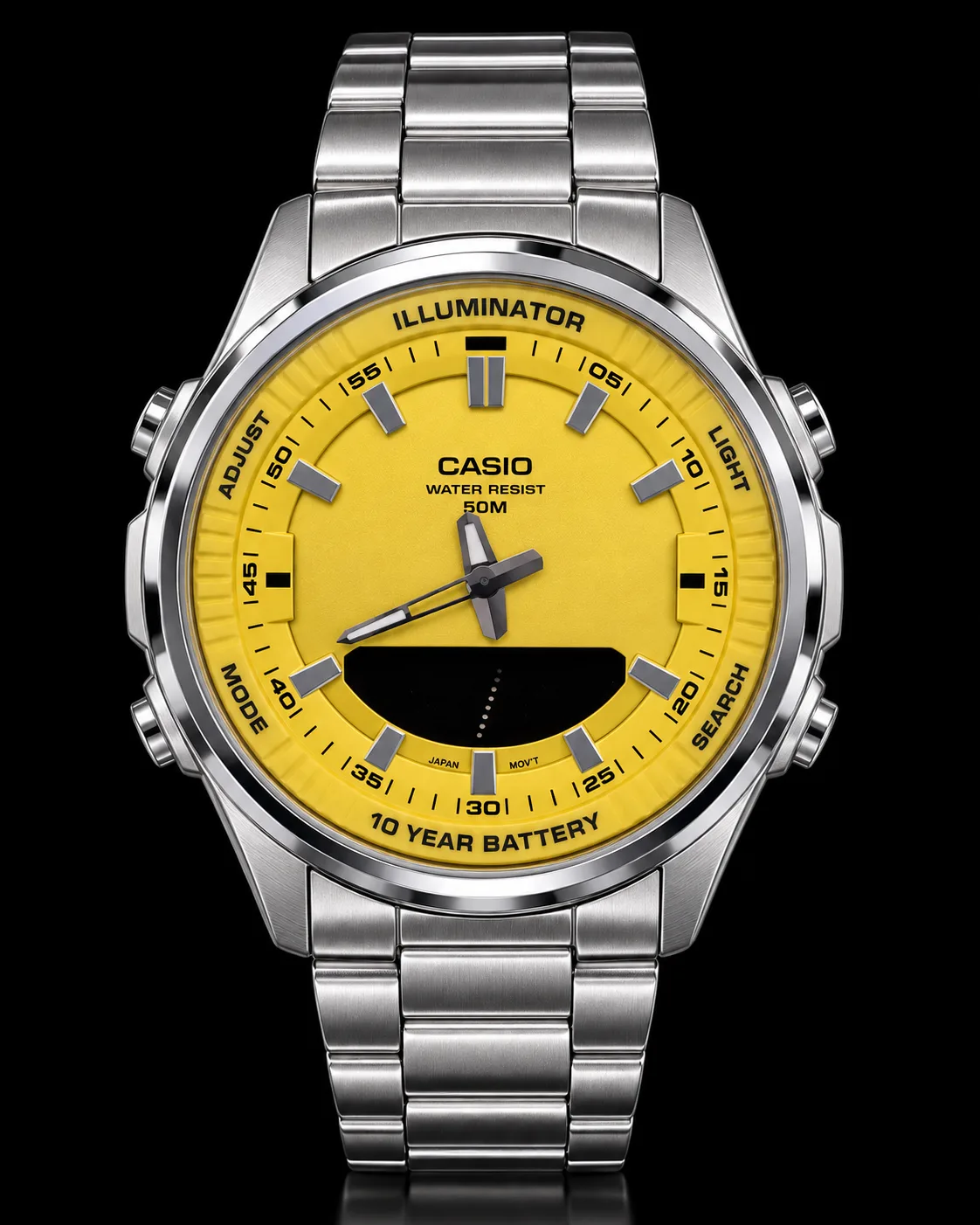 Casio AMW-880D-9AV · Illuminator amarillo