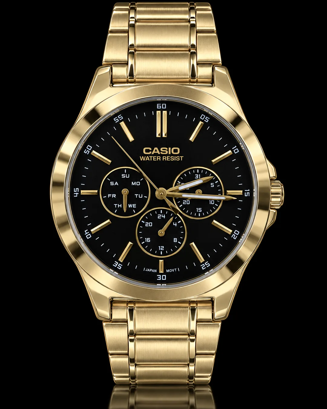 Casio MTP-V300G-1A · Dorado y negro