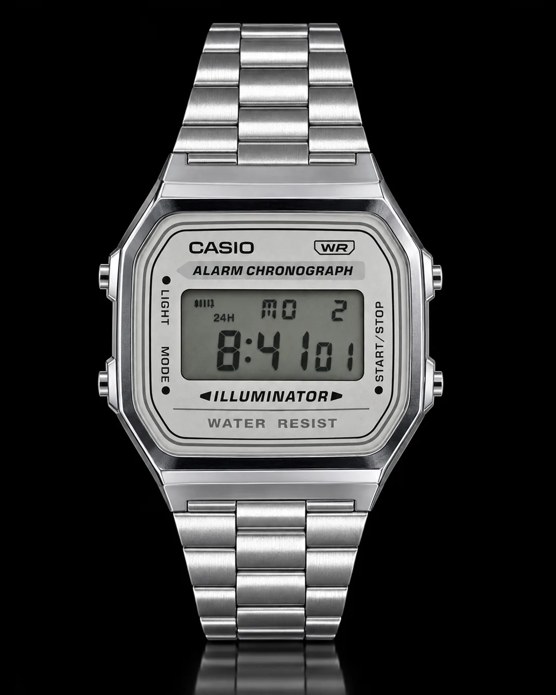 Casio Digital plateado Illuminator