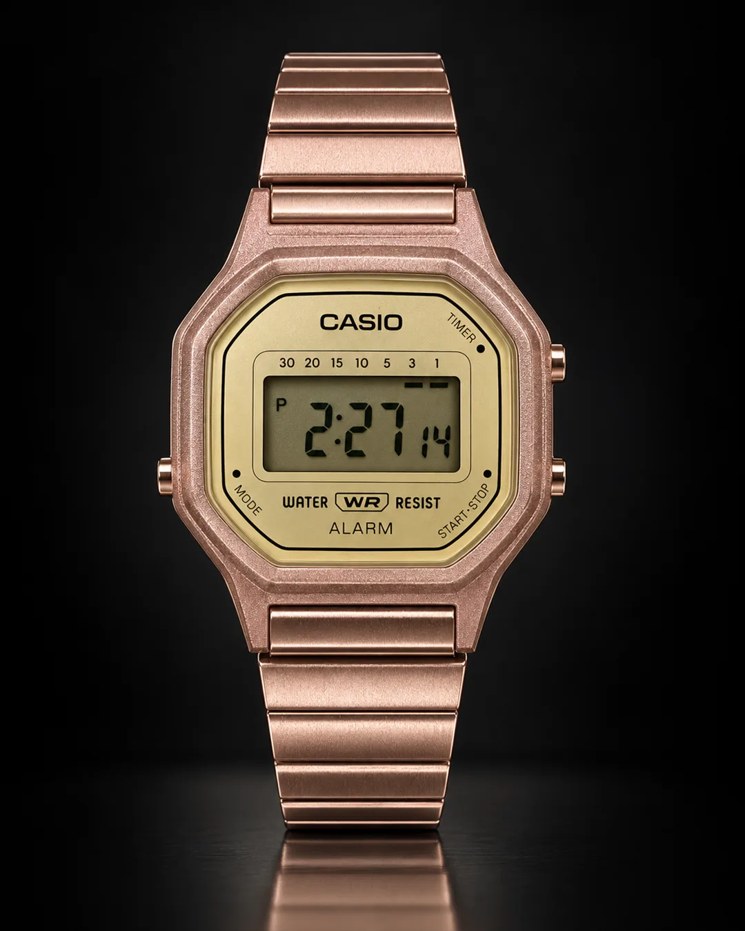 Casio Digital oro rosa