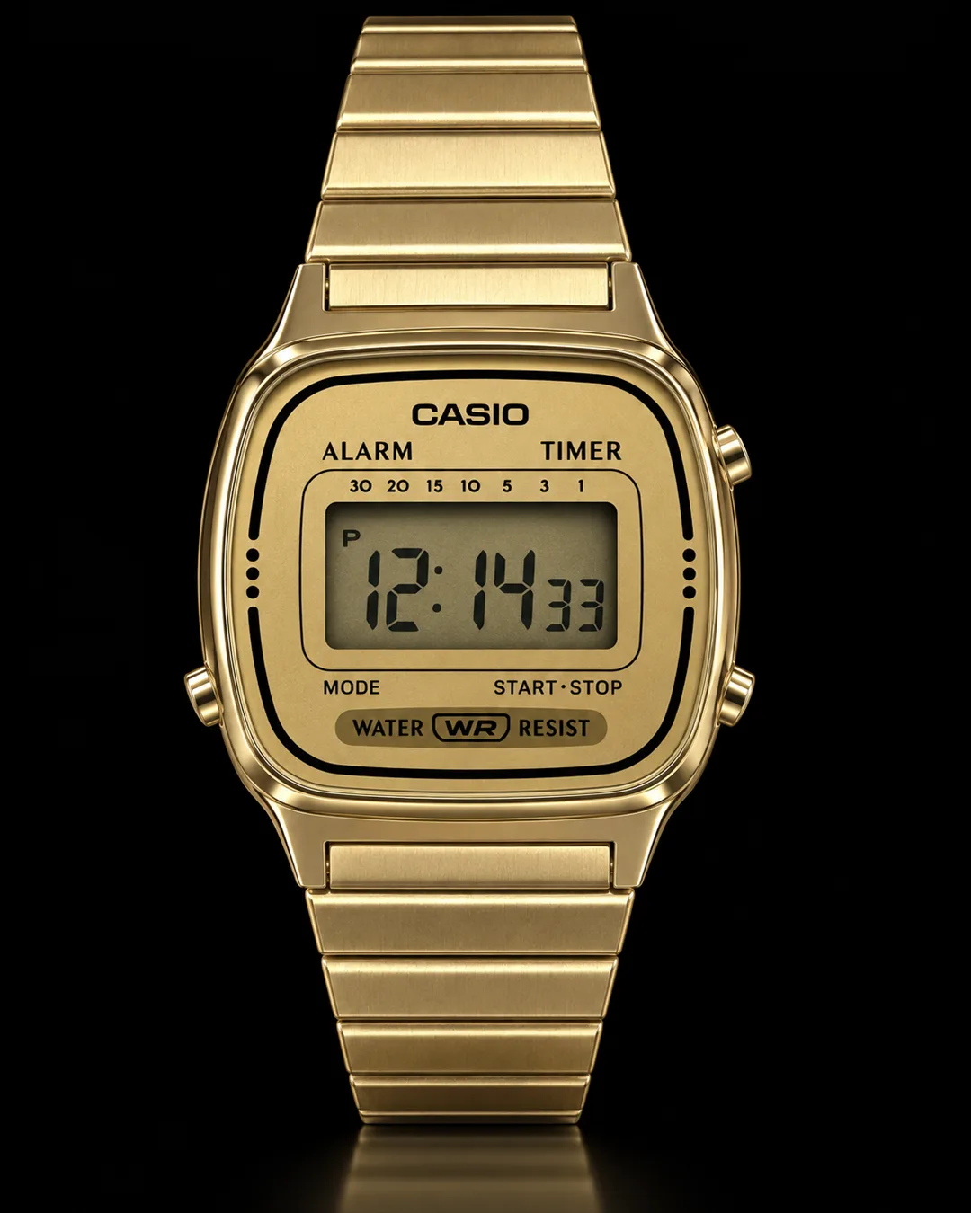Casio LA670WGA-9 · Digital dorado Timer